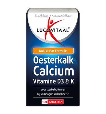 Lucovitaal Oesterkalk calcium tabletten (100tb) 100tb