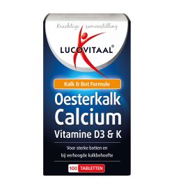 Lucovitaal Lucovitaal Oesterkalk calcium tabletten (100tb)