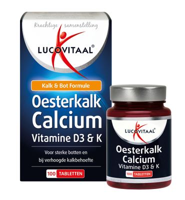 Lucovitaal Oesterkalk calcium tabletten (100tb) 100tb