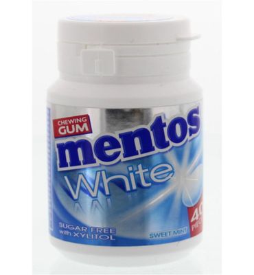 Mentos Gum sweetmint white pot (40st) 40st
