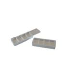 Blockland Tablettendoosje transparant 4 vaks 108 x 45 x 16mm (1st) 1st thumb