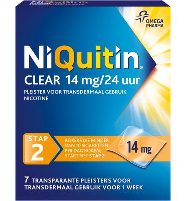 Niquitin Stap 2 14 mg (7st) 7st