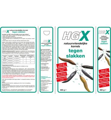 HG X korrels tegen slakken (400g) 400g