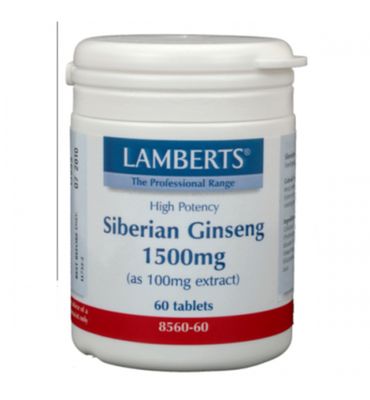 Lamberts Ginseng Siberisch 1500mg (60tb) 60tb