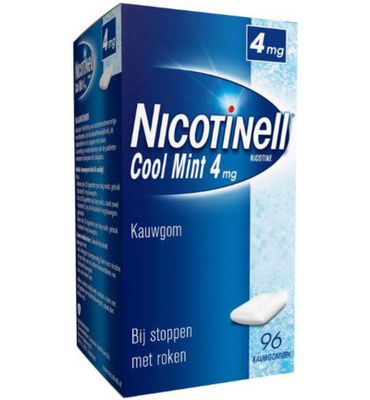 Nicotinell Kauwgom cool mint 4 mg (96st) 96st