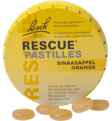Bach Rescue pastilles sinaasappel (50g) 50g