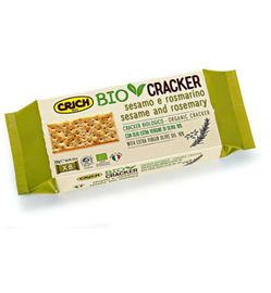 Crich Crich Crackers sesam rozemarijn bio (250g)