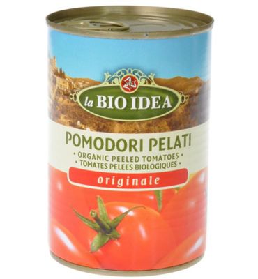 La Bio Idea Tomaten gepeld (blik) (400g) 400g