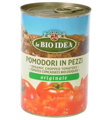 La Bio Idea Tomatenstukjes in blik bio (400g) 400g