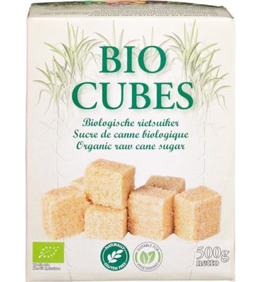 Hygiena Cubes rietsuikerklontjes bio (500g) 500g