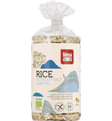 Lima Rijstwafels zonder toegevoegd zout bio (100g) 100g