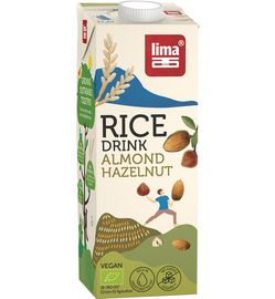 Lima Lima Rice drink hazelnoot amandel bio (1000ml)