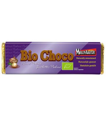 Molenaartje Choco puur praline zonder suiker bio (65g) 65g