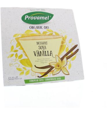 Provamel Dessert vanille rietsuiker 125 gram bio (4x125g) 4x125g