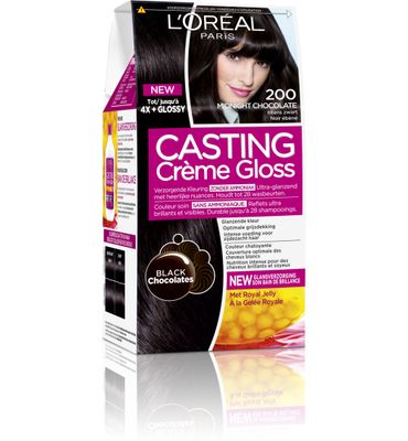 L'Oréal Casting creme gloss 200 Midnight chocolate (1set) 1set
