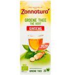 Zonnatura Green tea ginseng bio (20st) 20st thumb