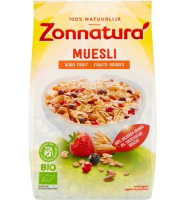 Zonnatura Muesli rood fruit bio (375g) 375g
