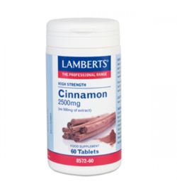 Lamberts Lamberts Kaneel 2500mg (cinnamon) (60tb)