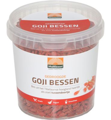 Mattisson Bessen goji gedroogd pot (350g) 350g