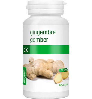 Purasana Gember /gingembre vegan bio (120vc) 120vc