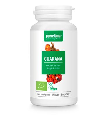 Purasana Guarana vegan bio (120vc) 120vc
