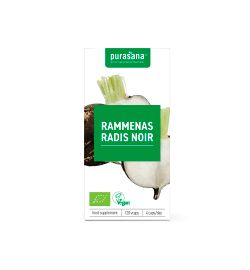 Purasana Purasana Rammenas/radis noir vegan bio (120vc)