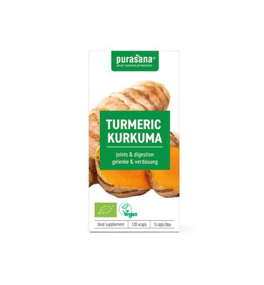 Purasana Curcuma vegan bio (120vc) 120vc