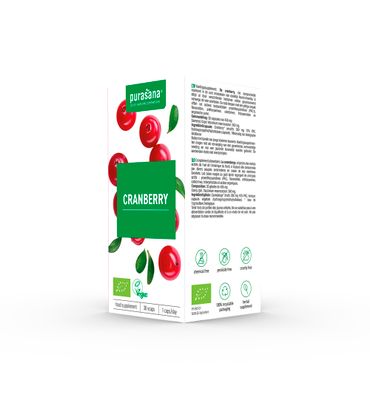 Purasana Cranberry/canneberge vegan bio (30vc) 30vc