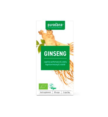 Purasana Ginseng vegan bio (80vc) 80vc