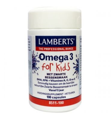 Lamberts Visolie omega 3 for kids (100ca) 100ca
