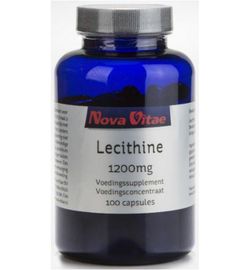 Nova Vitae Nova Vitae Lecithine 1200 mg (100ca)