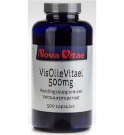 Nova Vitae Nova Vitae Visolie vitael 500 mg (zalmolie) (500ca)