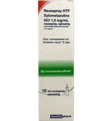 Healthypharm Neusspray xylometazoline 1.0% (10ml) 10ml