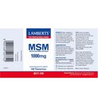 Lamberts MSM 1000mg (120tb) 120tb thumb