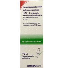 Healthypharm Healthypharm Neusdruppels HTP Xylometazoline HCl 1mg/ml (10ml)