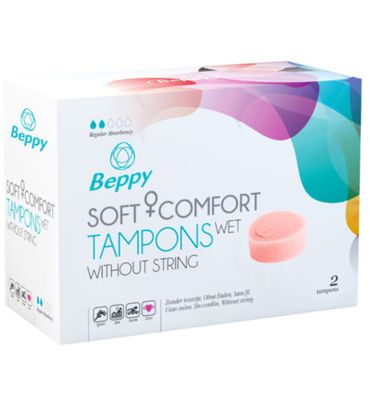 Beppy Soft+ comfort tampons wet (2st) 2st