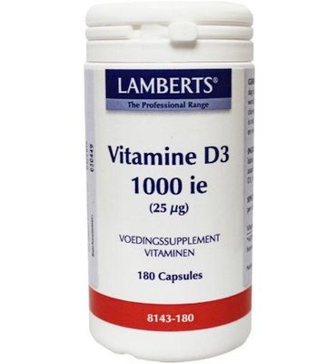Lamberts Vitamine D3 1000IE/25mcg (180ca) 180ca