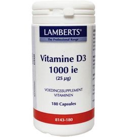 Lamberts Lamberts Vitamine D3 1000IE/25mcg (180ca)
