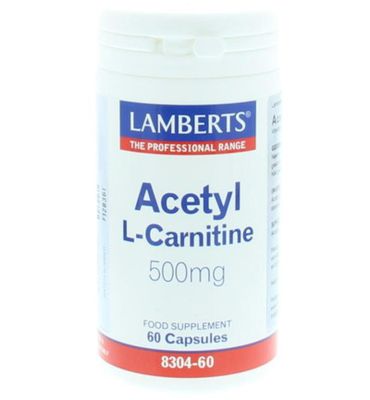 Lamberts Acetyl l-carnitine 500mg (60ca) 60ca