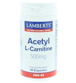 Lamberts Lamberts Acetyl l-carnitine 500mg (60ca)