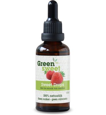 Green Sweet Vloeibaar stevia aardbei (50ml) 50ml