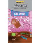 Bonvita Rijstmelk chocolade rice crispy bio (100g) 100g thumb