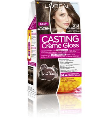 L'Oréal Casting creme gloss 513 Iced truffle (1set) 1set