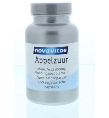 Nova Vitae Appelzuur malic acid 800 mg (100ca) 100ca