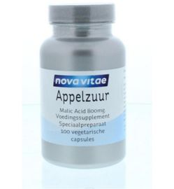 Nova Vitae Nova Vitae Appelzuur malic acid 800 mg (100ca)