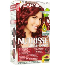 Garnier Garnier Nutrisse ultra color 6.6 vurig rood (1set)