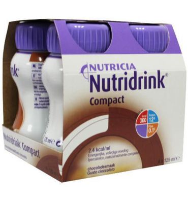Nutridrink Compact chocolade 125ml (4st) 4st