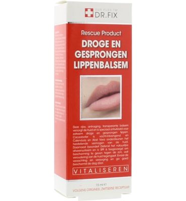 Dr Fix Droge en gesprongen lippen balsem/baume levres (15ml) 15ml