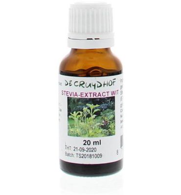 De Cruydhof Stevia extract wit (20ml) 20ml