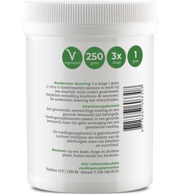 AOV 330 Vitamine C ascorbinezuur (250g) 250g